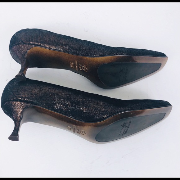 Donald J. Pliner  Square Toe Kitten Heel Pump - Picture 3 of 8